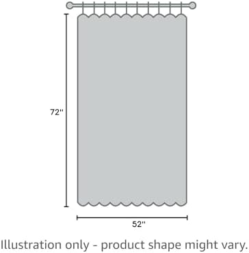 NICETOWN 2 Panels Outdoor Curtains for Patio Waterproof, Rustproof Grommet Bl...