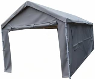 Rutile 10x20 Carport Replacement Sidewall, 180G PE Waterproof & UV Protec...