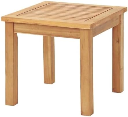 Barre 3PC Acacia Wood Outdoor Bistro Set Two Folding Chairs and 14 in. Table ...