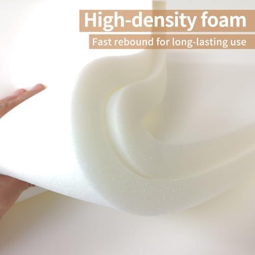 3cm Thick Bench Cushion for Indoor/Outdoor Custom Size Thick Linen Non-Slip S...