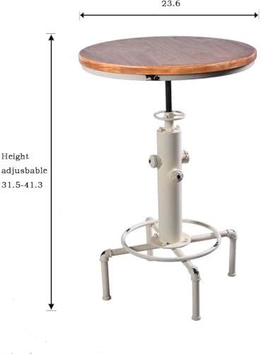 Topower 3 Piece Pub Bar Set, Antique White