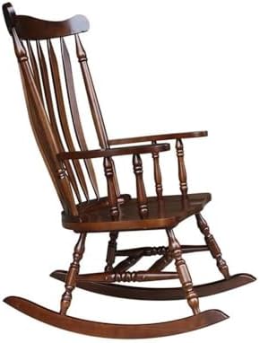 International Concepts Home Accent Solid Wood Rocker in Espresso