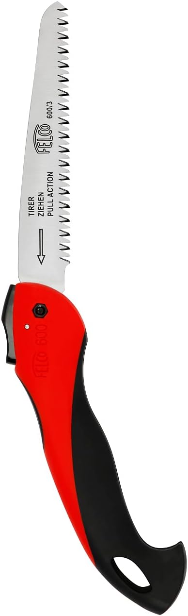 Felco Folding Saw (F 600) - Classic Tree Pruning Saw with Pull-Stroke Action,...