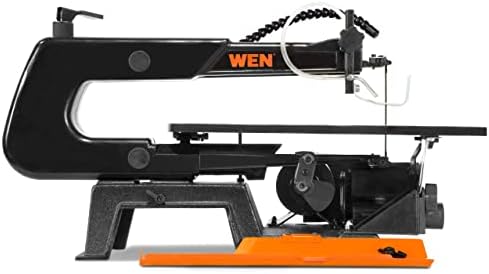 WEN Variable Speed Scroll Saw, 16-Inch with Work Light and Easy Access Blade ...