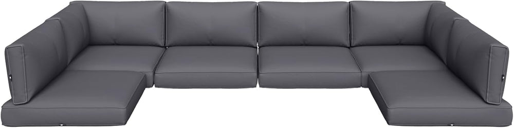 Aoxun Outdoor Replacement Cushions for Patio Furniture, Deep Seat Outdoor Cus...