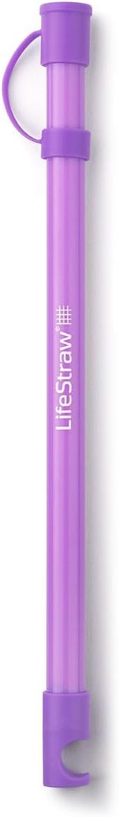 LifeStraw Sip Essential BPA-Free Reusable Filter Straw, Thistle, 1PK