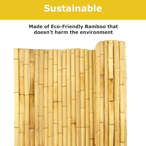 Backyard X-scapes BAMA-BF023 Bamboo Fencing, 3/4" D x 6' x 8'L