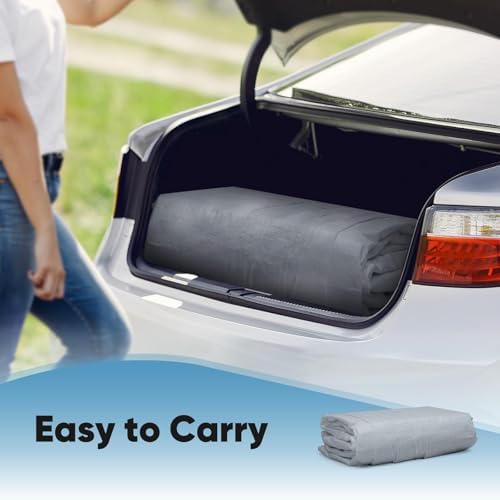ADVANCE OUTDOOR 10x20 ft Carport Replacement Top Cover, Heavy Duty Waterproof...