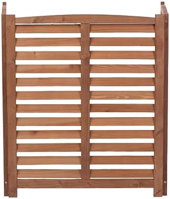 Knocbel Privacy Screen Solid Wood Decorative Fences Air Conditioner Fence Tra...