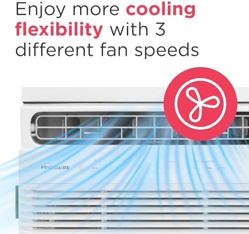 Frigidaire 5,000 BTU Window Air Conditioner with Remote Control, Cools Up to ...