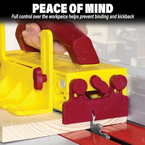 Milescraft 3406 GrabberPRO - Push block for Table Saws, Router Tables, Band S...