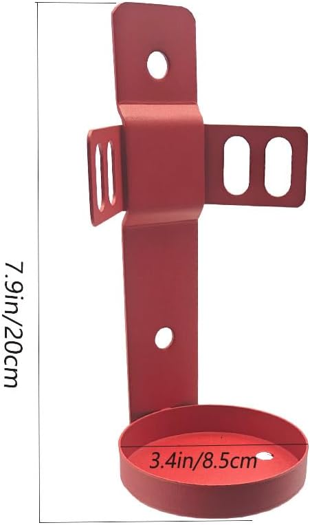 Fire Extinguisher Mount,Metal Bracket 2.5ib Red 2pcs