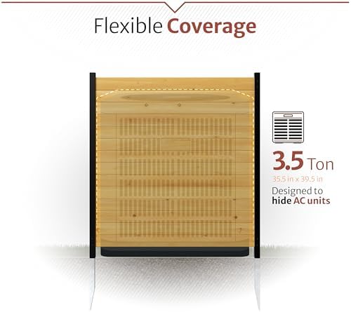 Enclo Richmond Privacy Screen, Cedar Wood, DIY No Dig Screen Kit
