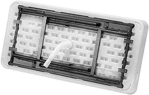 4 Foot Ice Cooler Table, Folding Buffet Cold Food Keeper w/Removable Matching...