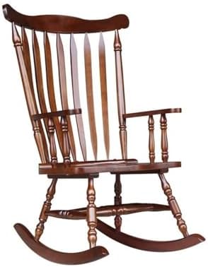 International Concepts Home Accent Solid Wood Rocker in Espresso
