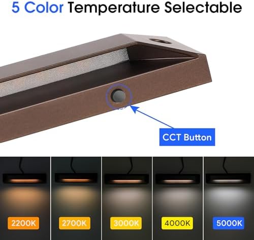 Energetic 5CCT Low Voltage LED Outdoor Step Lights Deck Landscape Lighting
