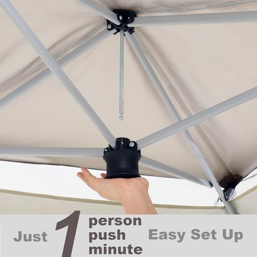 COBIZI 12x12 Pop Up Gazebo On Clearance - Upgrade Easy Up Metal Outdoor Canop...