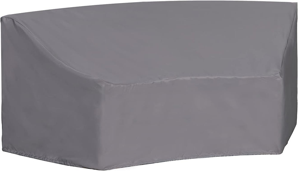 Half Moon Patio Furniture Cover, Waterproof Curved Sofa Cover