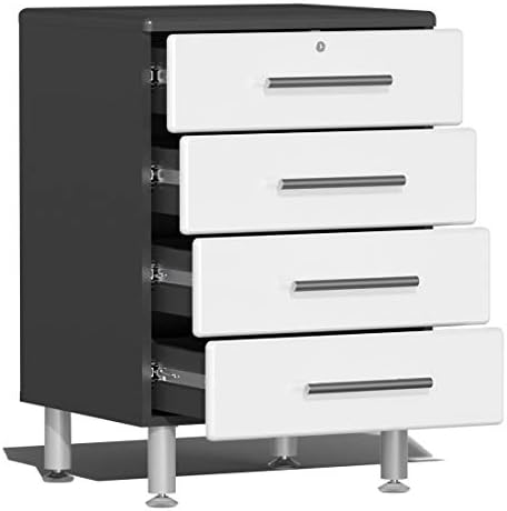 Ulti-MATE UG22050W 5-Piece Garage Cabinet Kit in Starfire White Metallic