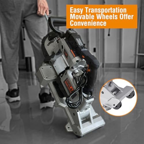 MAXXT 2-in-1 Band Saw with Table Saw Base, 10A 5-Inch Deep Cut Portable Band ...