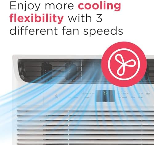 Frigidaire 8,000 BTU Window Air Conditioner with Remote Control, Cools Up to ...