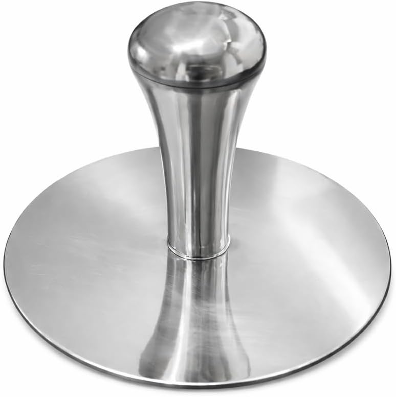 Premium Stainless Steel Smash Burger Press, Heavy Duty Burger Smasher with Er...