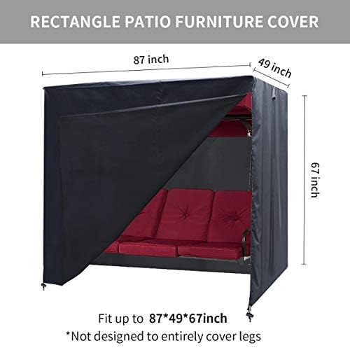 Outdoor Swing Cover 3 Triple Seater Hammock Cover Garden Swing Cover Garden H...