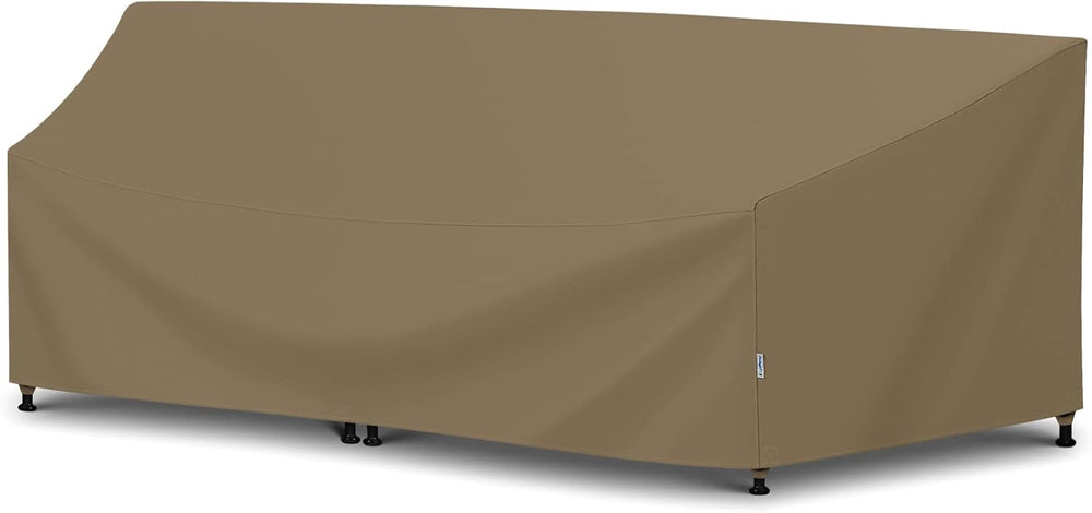 SunPatio Outdoor Curved Sectional Couch Cover, Heavy Duty Waterproof Patio So...