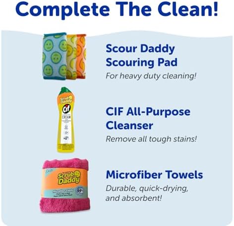 Scrub Daddy BBQ Daddy Grill Cleaner Kit - Bristle Free Grill Brush with Refil...