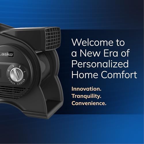Lasko Pivoting High Velocity Portable Utility Fan - 12" - U12104 - Black