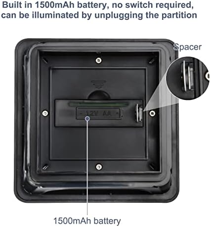 Solar Post Cap Lights for 3x3 Metal/Vinyl & 4x4 Wood Posts, Black-6 Pack