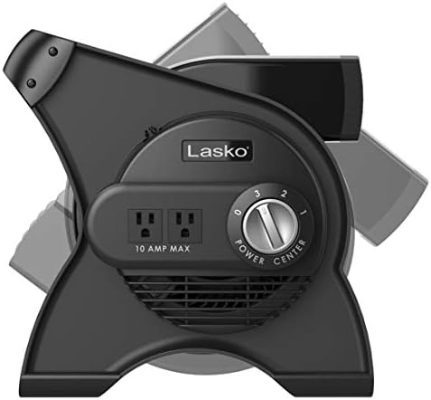 Lasko Pivoting High Velocity Portable Utility Fan - 12" - U12104 - Black