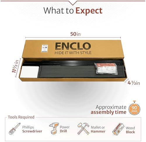 Enclo Vienna Privacy Screen, Charcoal Vinyl DIY No Dig Kit