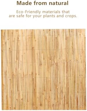 4ft x 13ft Natural Bamboo Slat Screening Roll, Outside Bamboo Privacy Fencing...