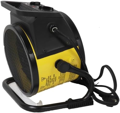 Dura Heat EUH1465 Electric Forced Air Heater with Pivoting Base 5,120 BTU, Ye...