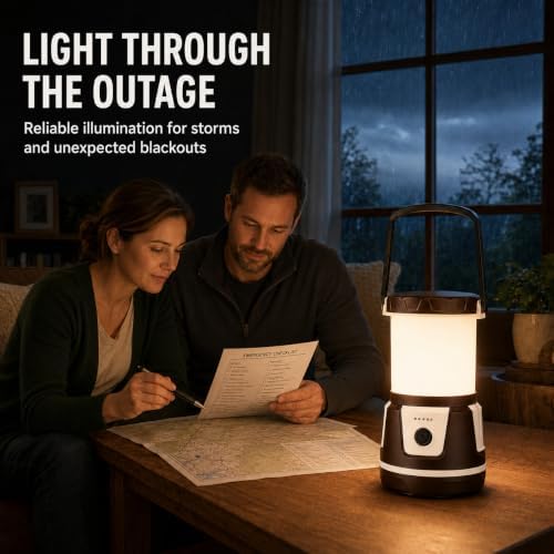 Rechargeable Emergency Light for Home Power Outages