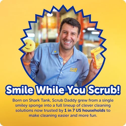 Scrub Daddy BBQ Daddy Grill Cleaner Kit - Bristle Free Grill Brush with Refil...
