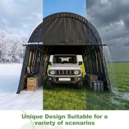 COBIZI Carport Canopy 10x20 Heavy Duty Portable Garage,