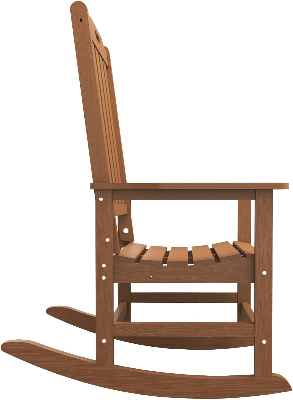 THOEOE Outdoor Rocking Chairs Set of 2, Oversized HDPE Patio Rockers