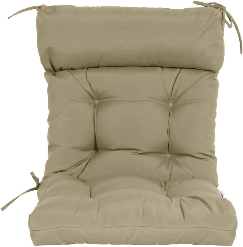 Outdoor Rocking Chair Cushion 43x21 Inch, 100% Polyester Waterproof Patio Roc...