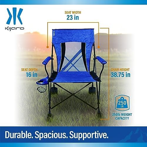 Kijaro Rok-it, Rocking Camp Chair - Enjoy the Outdoors with a Rocker Camp Cha...