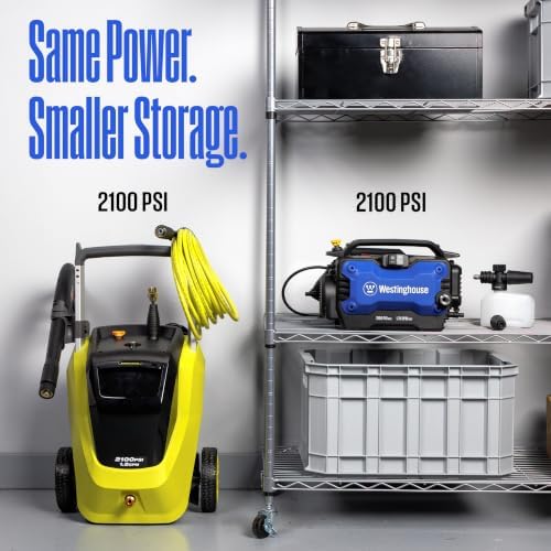 Westinghouse ePX3100s Electric Pressure Washer, 2100 Max PSI 1.76 Max GPM wit...