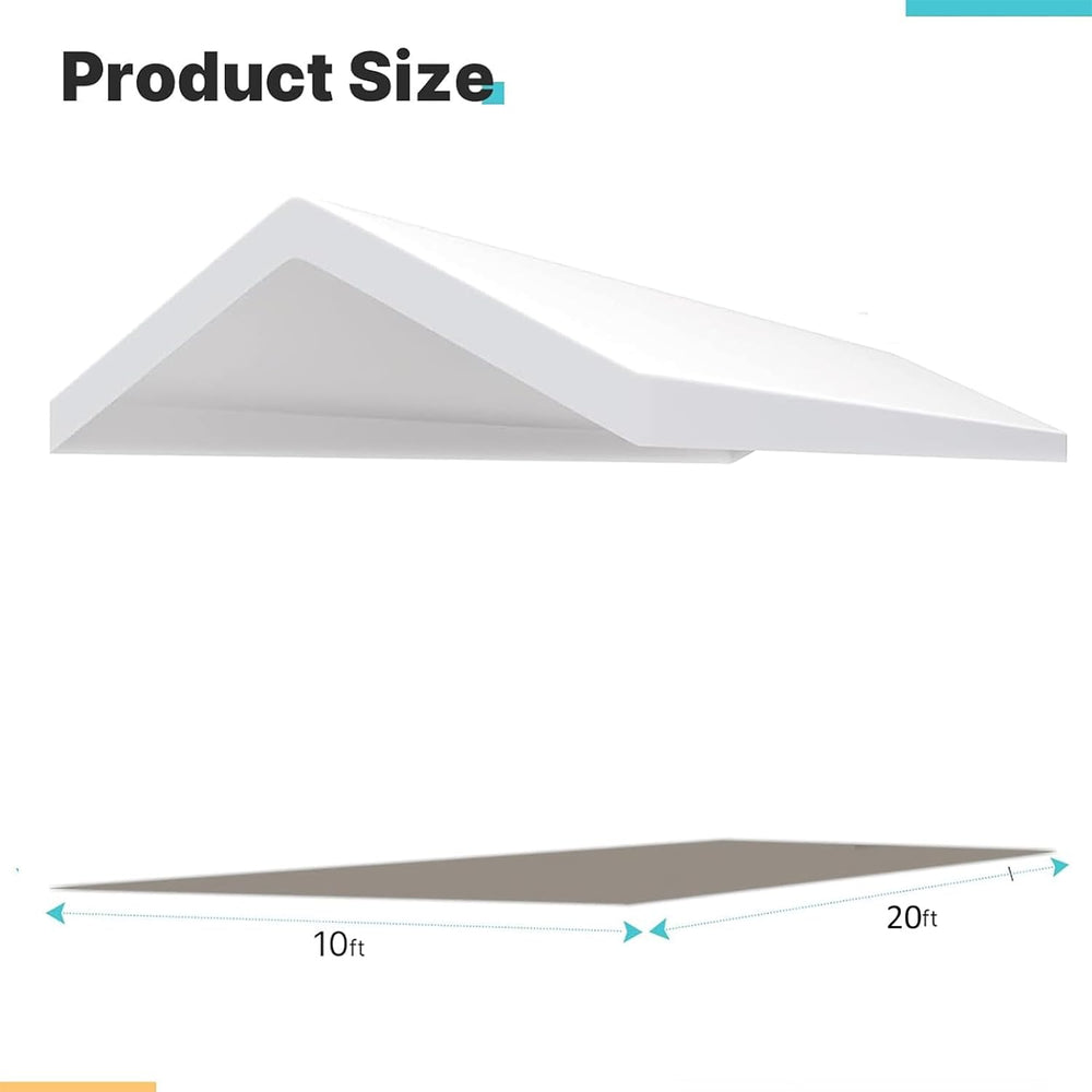 Carport Replacement Canopy Cover for Car Tent Top Garage Shelter Cover Tarp w...