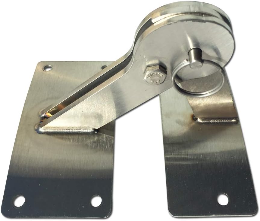 Stainless Lid Hinge Kit compatible with Weber Smokey Mountain Grill 18.5 22.5...