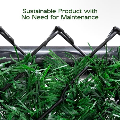 Privacy Fence Screen 4'x10' Hedge Slats for Chain Link, Heavy Duty