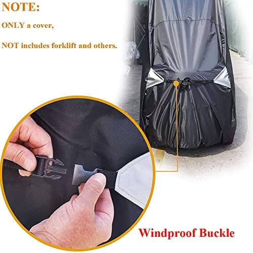 Forklift Cover 420D Oxford Waterproof Heavy Duty Control Forklift Universal R...