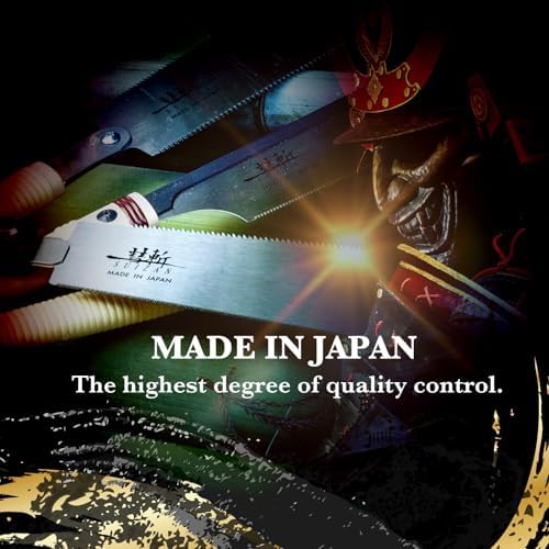 SUIZAN Ryoba Double Edge Saw 7" - Japanese Pullsaw Hand Saws Wood Cutting