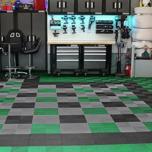VEVOR Interlocking Drainage Mat, 12” x 12” Modular Interlocking Cushion, 40 P...