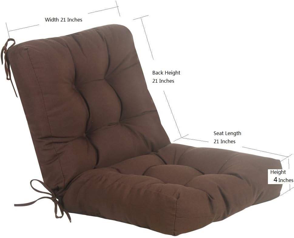 QILLOWAY Outdoor Chair Cushion for Patio Furniture, Waterproof Patio Cushions...