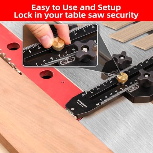 GOINGMAKE Thin Rip Jig Table Saw Jig Guide for Making Repetitive Narrow Thin ...